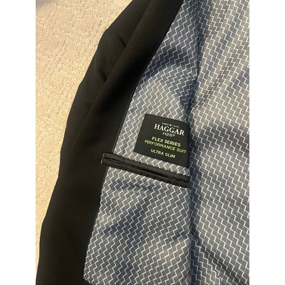 Haggar H26 Men’s Flex Series Performance Suit Jacket Ultra Slim 40R - Picture 5 of 8